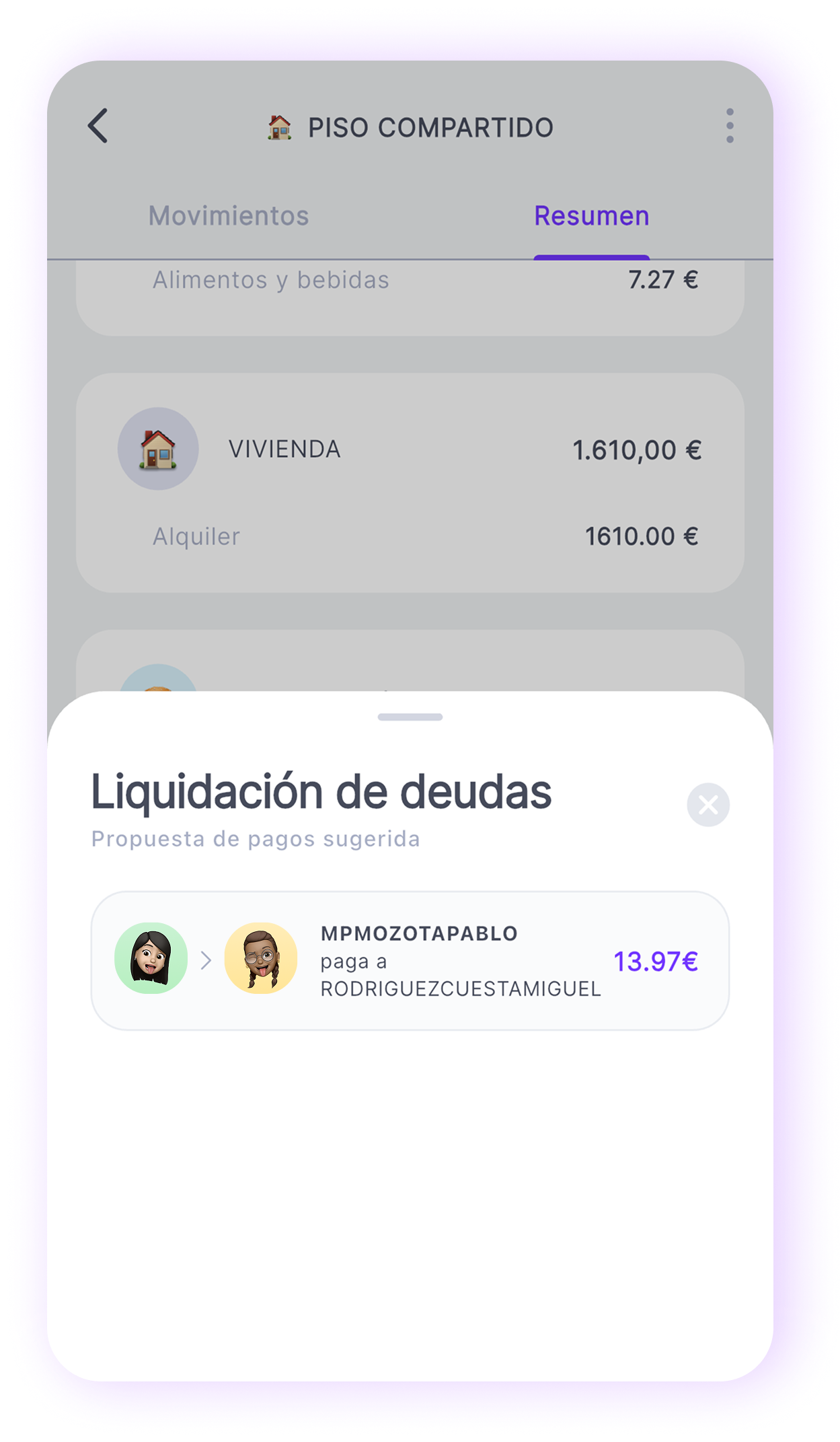 Liquidación de deudas NICO
